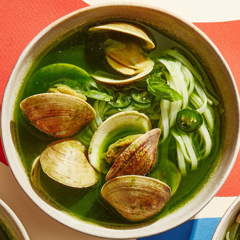 Green Coconut Curry with Clams and Rice Noodles – Brunk's Butchery